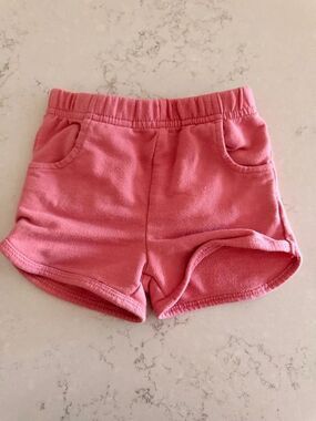 Madison Layne Coral Toddler Shorts, 18 Months